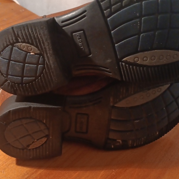 Old West Kids' Cowboy Boots - Brown and Cream Toddler Size 075 - Picture 4 of 9